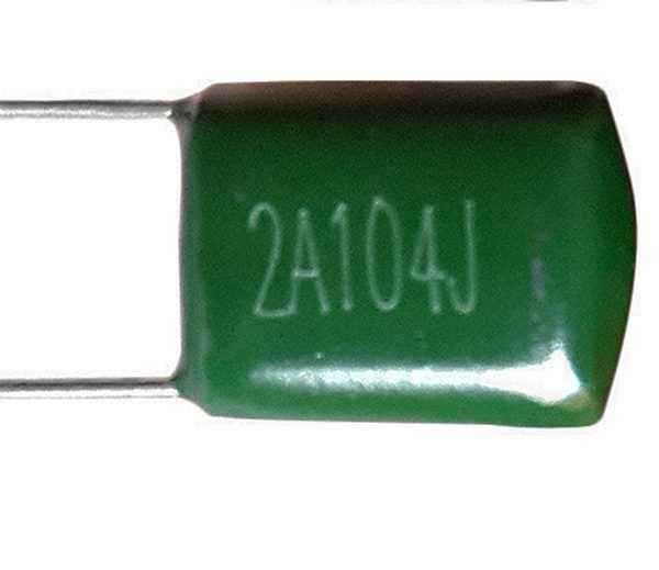 Технические характеристики и свойства конденсатора 2A-104-J