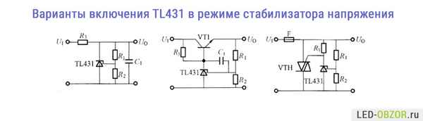 Стабилизатор напряжения TL431: микросхема, параметры и хаpaктеристики микросхемы