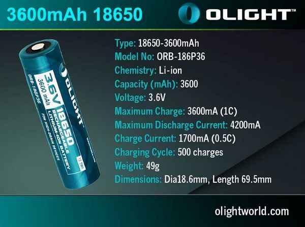 Характеристики аккумуляторной батареи 18650