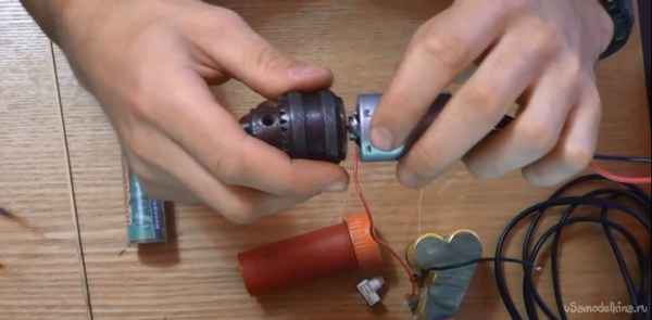 Как сделать ручную маленькую электродрель в домашних условиях
