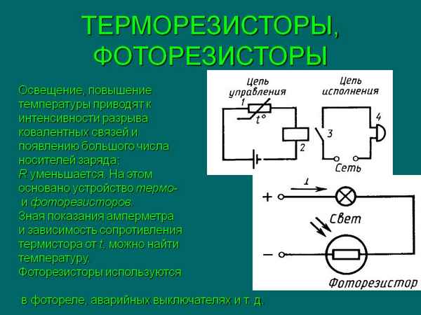 Принцип работы терморезистора и что такое термосопротивление
